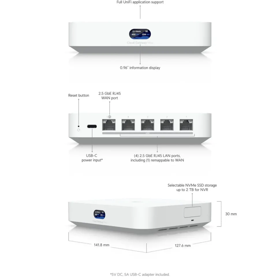 Ubiquiti UCG-Max Cloud Gateway Max