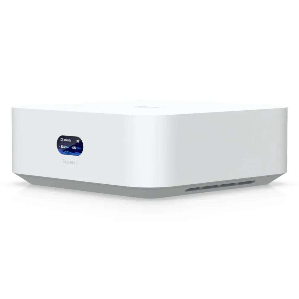 Ubiquiti UniFi Express 7 kompakt gateway med wifi 7 Vit