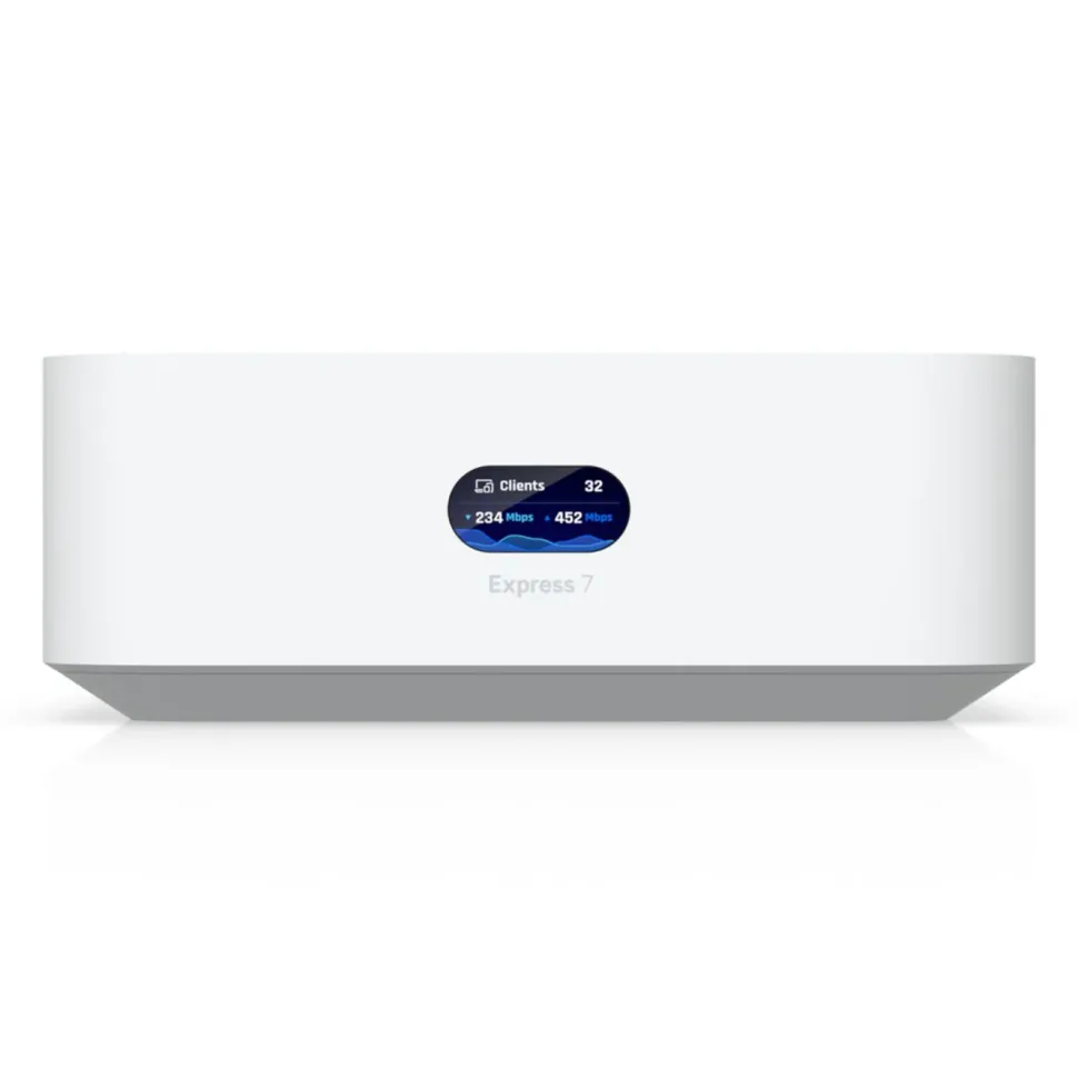 Ubiquiti UniFi Express 7 kompakt gateway med wifi 7 Vit