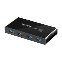 Ugreen USB 3.0-switch med 4 portar för två datorer