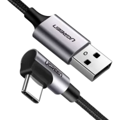 Ugreen Vinklad USB-C till USB-A-kabel 2 m