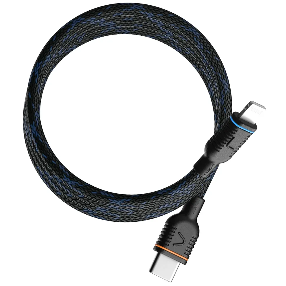 Unisynk Magnetisk USB-C till Lightning-kabel 2 m