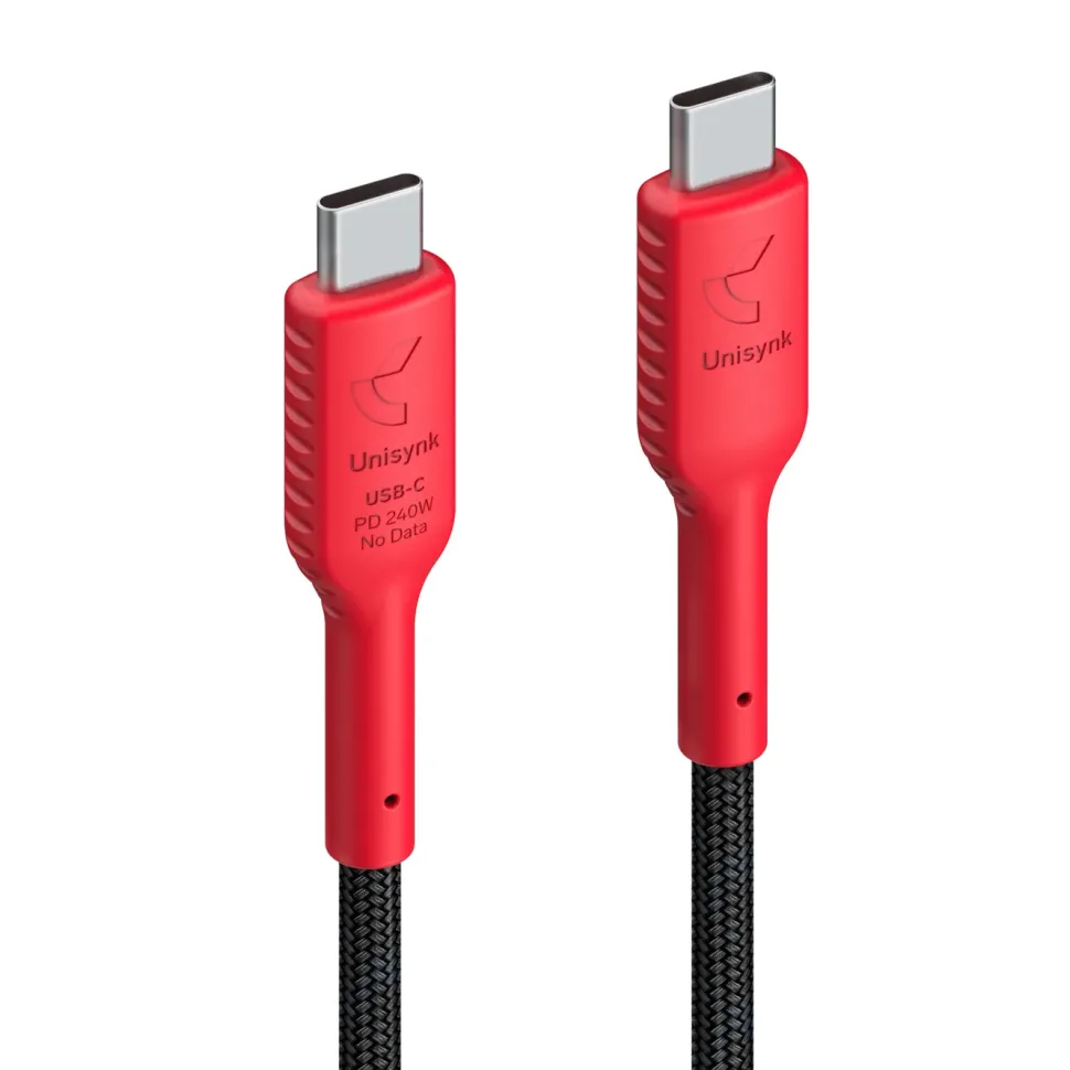 Unisynk USB-C Data Blocker-kabel 240 W 1 m