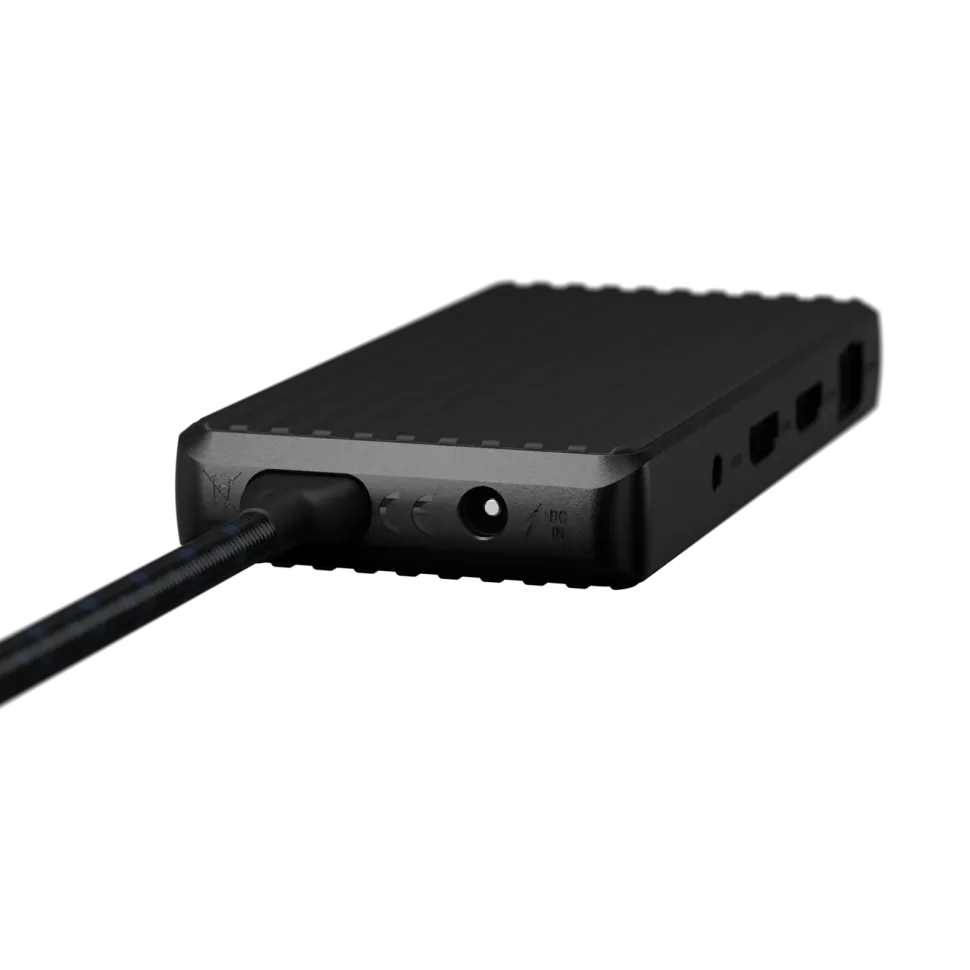 Unisynk USB-C-dockningsstation 9 portar 4K för dubbla skärmar