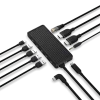 Unisynk USB-C-Hubb 10 portar för dubbla skärmar Windows