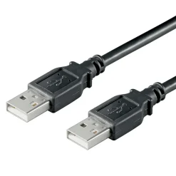USB-A-kabel hane till hane 1,8m
