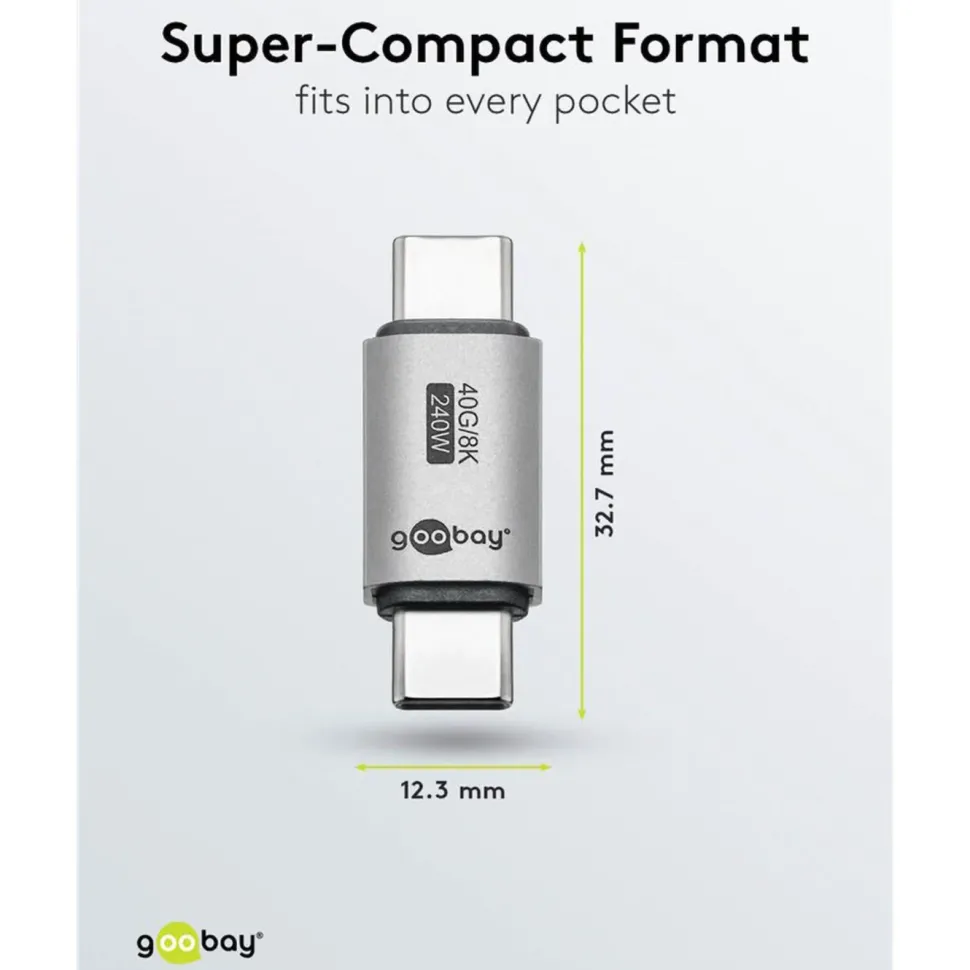 USB-C-adapter rak, USB4, 40 Gbit/s, 240 W