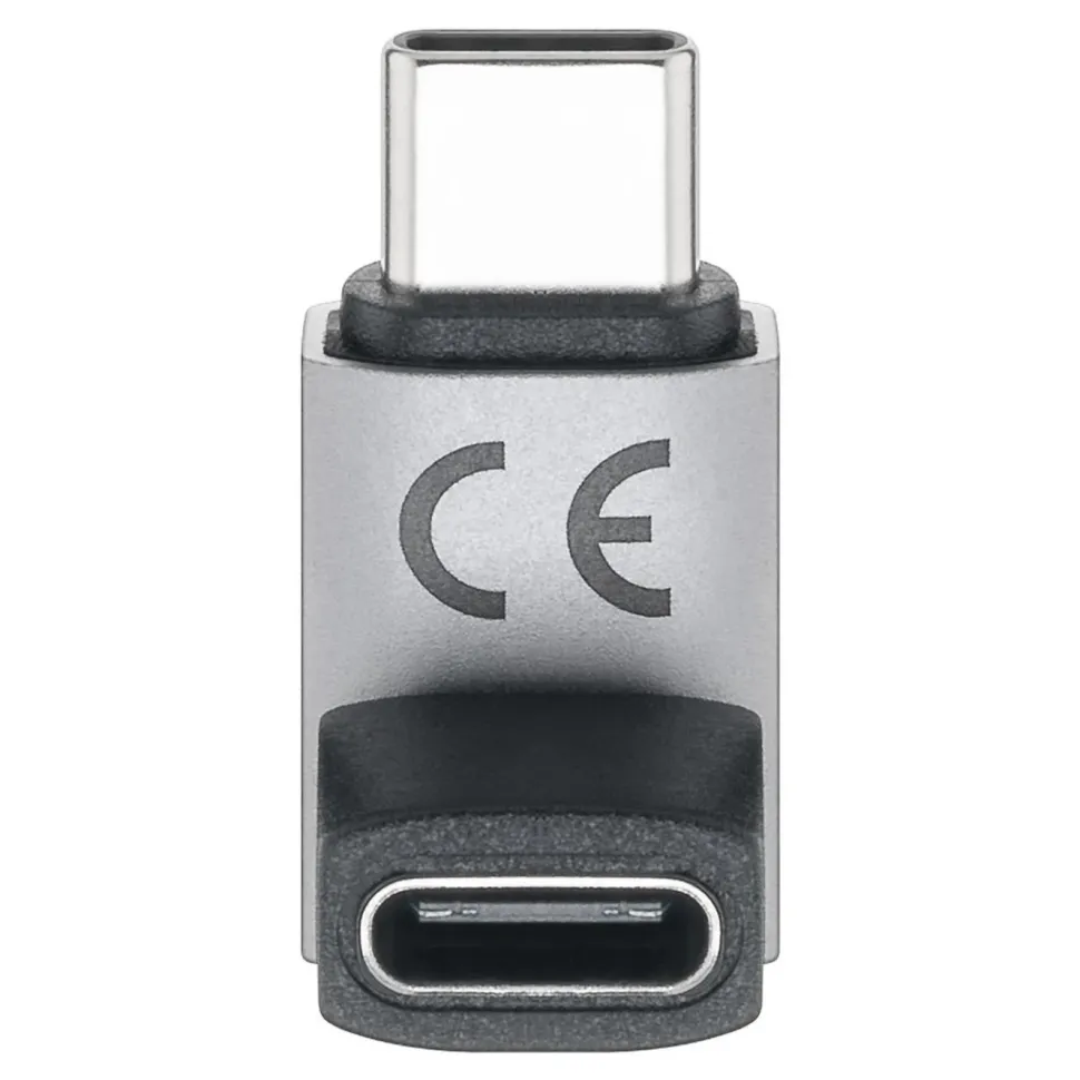 USB-C-vinkeladapter 90° med USB4-stöd