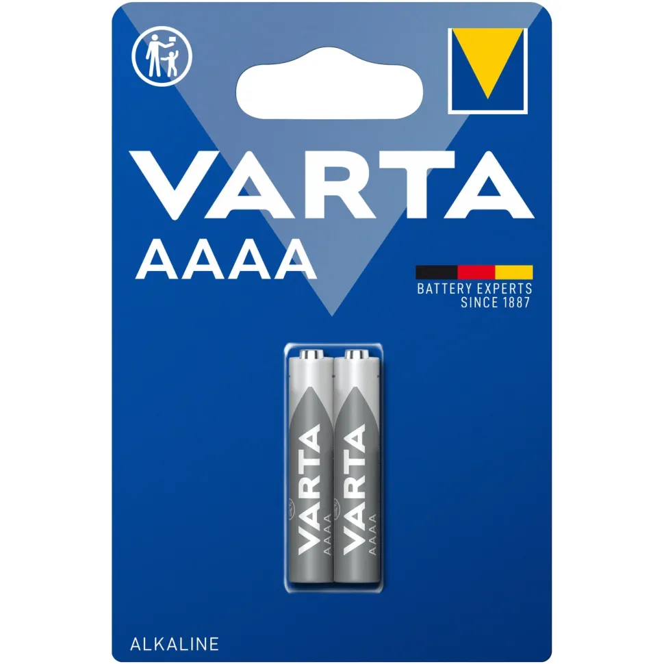 Varta Alkaliskt AAAA-batteri 2-pack