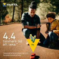 Varta Laddningsbara AAA-batterier 1000 mAh 4-pack