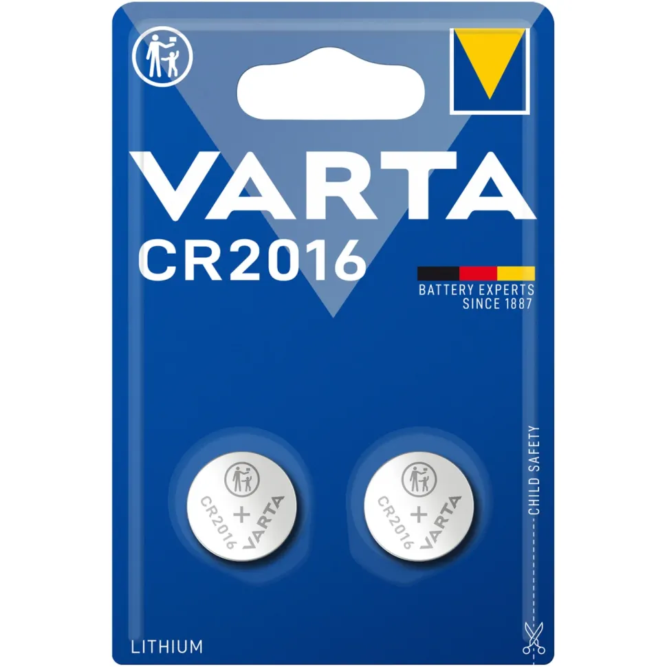 Varta Litiumbatteri CR2016 2-pack
