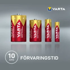 Varta Longlife Max Power AA-batterier 4-pack