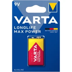 Varta Longlife Power Alkaliskt 9 V-batteri 1-pack