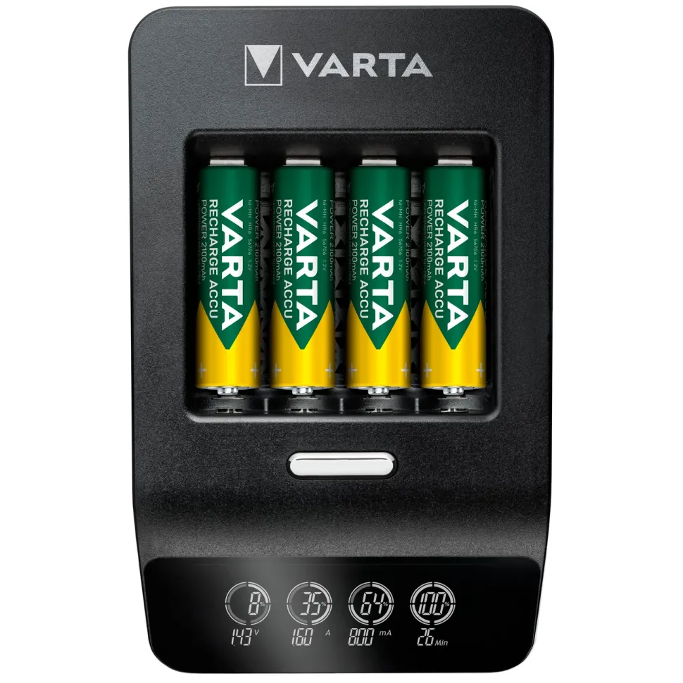 Varta Snabb batteriladdare med övervakning