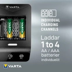 Varta Snabb batteriladdare med övervakning