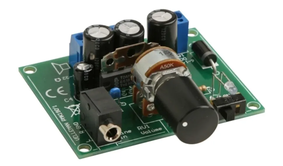 Velleman Stereoförstärkare 2x5 W Byggsats