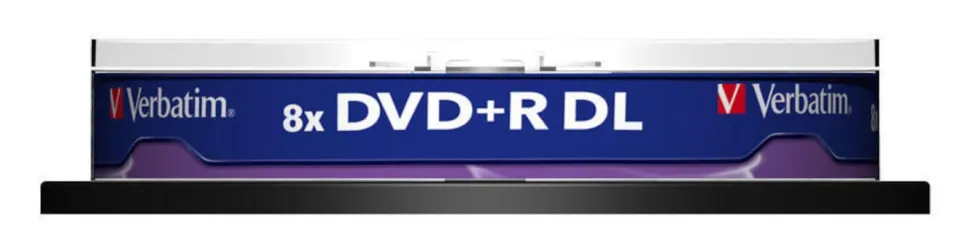 Verbatim DVD+R DL på spindel 10-pack