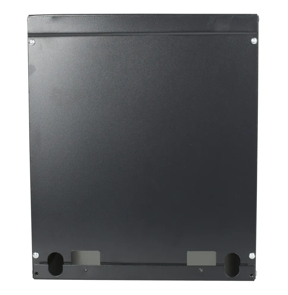 10" väggskåp Svart 6U