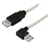 Vinklad USB-adapterkabel