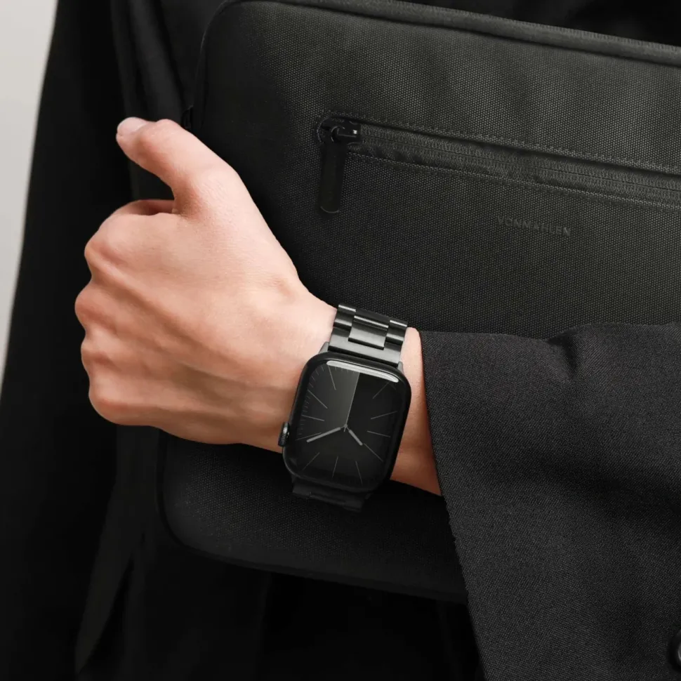 Vonmählen Link Bracelet 2 till Apple Watch 44/45/46/49 mm Black