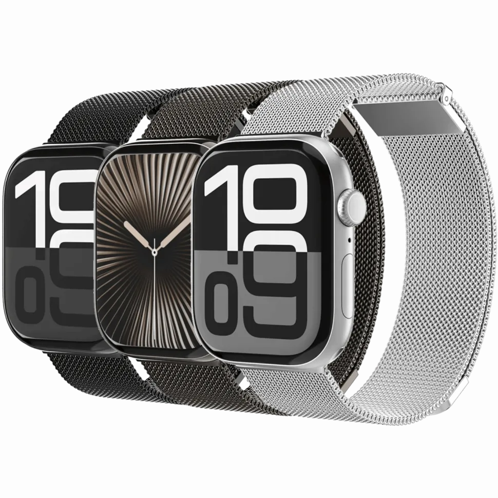 Vonmählen Milanese Loop 2 till Apple Watch 44/45/46/49 mm Black