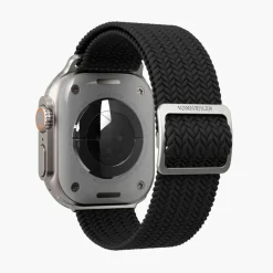 Vonmählen Woven Loop flätat armband till Apple Watch 44/45/46/49 mm Black