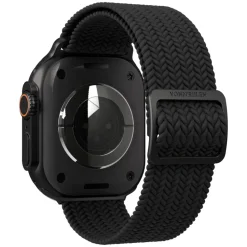 Vonmählen Woven Loop flätat armband till Apple Watch 44/45/46/49 mm All Black