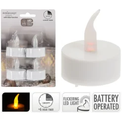 Värmeljus LED 4-pack