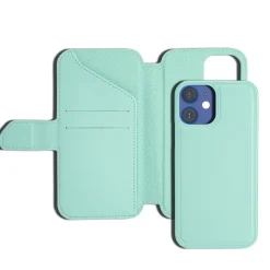 Wallet Case Solo 502 till iPhone 12 mini Turkos
