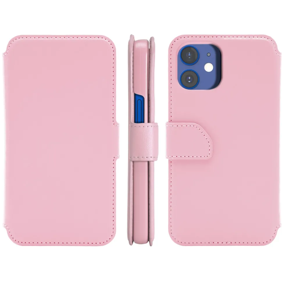Wallet Case Solo 502 till iPhone 12 mini Rosa