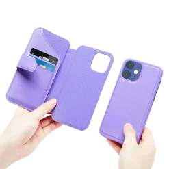 Wallet Case Solo 502 till iPhone 12 mini Lila