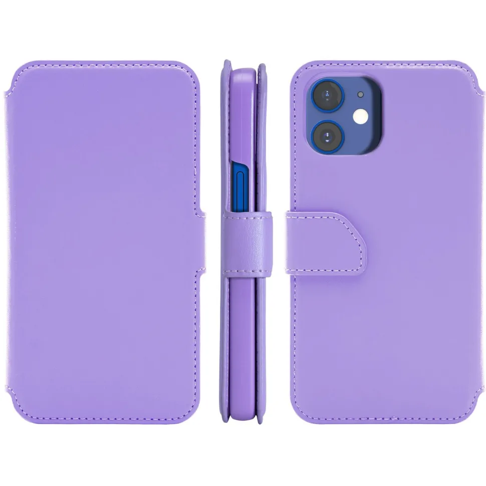 Wallet Case Solo 502 till iPhone 12 mini Lila