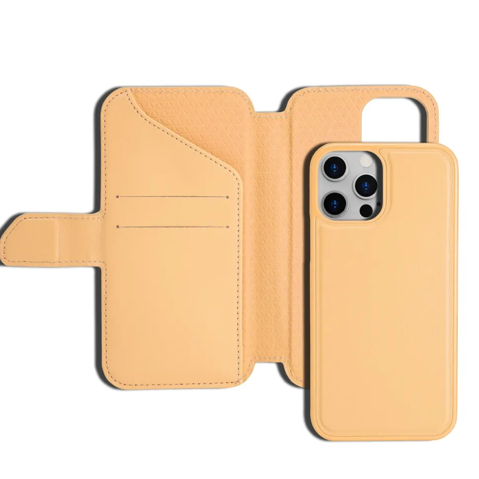 Wallet Case Solo 503 till iPhone 12 och 12 Pro Orange