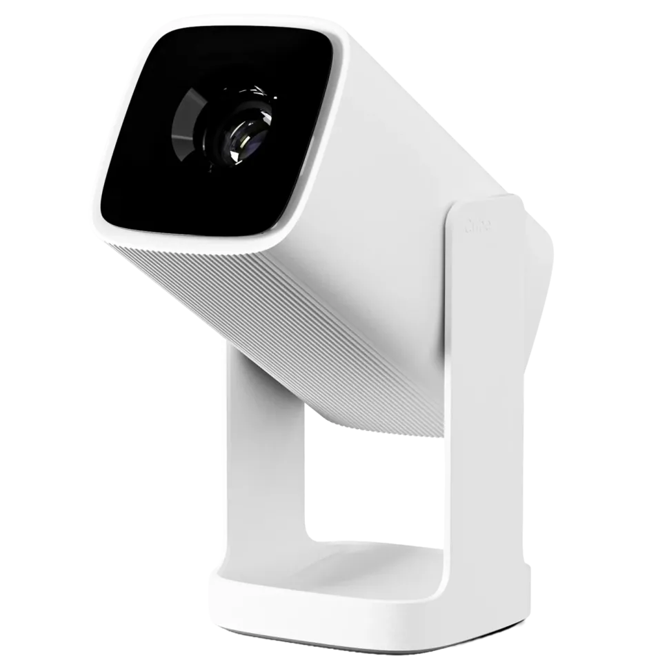 Wanbo Portabel projektor med Android TV och 360° gimbalstativ