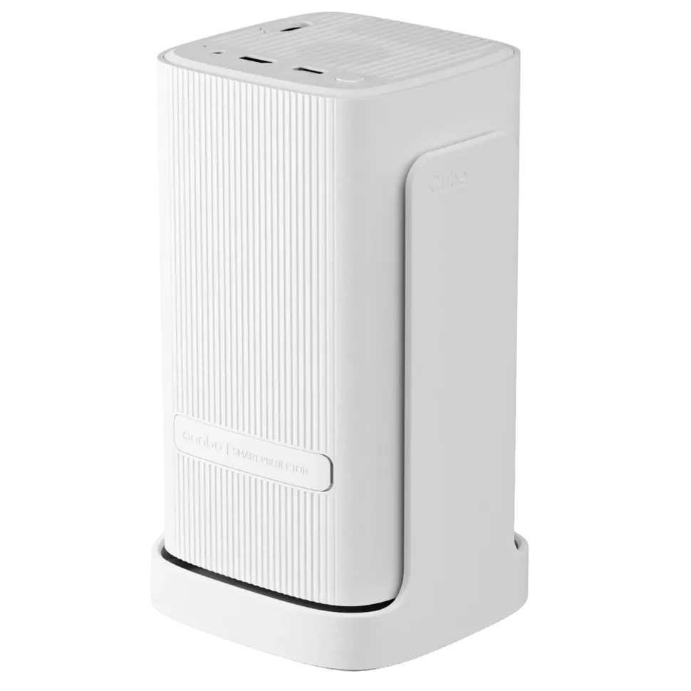Wanbo Portabel projektor med Android TV och 360° gimbalstativ