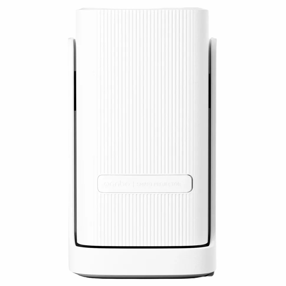 Wanbo Portabel projektor med Android TV och 360° gimbalstativ