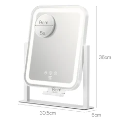 Wilfa EC Glowing sminkspegel 25 cm
