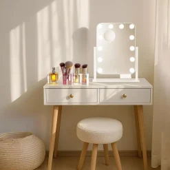 Wilfa Shine sminkspegel med LED-belysning