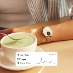 Withings Scanwatch Light Smartklocka med klassisk urtavla 37 mm Rose Gold