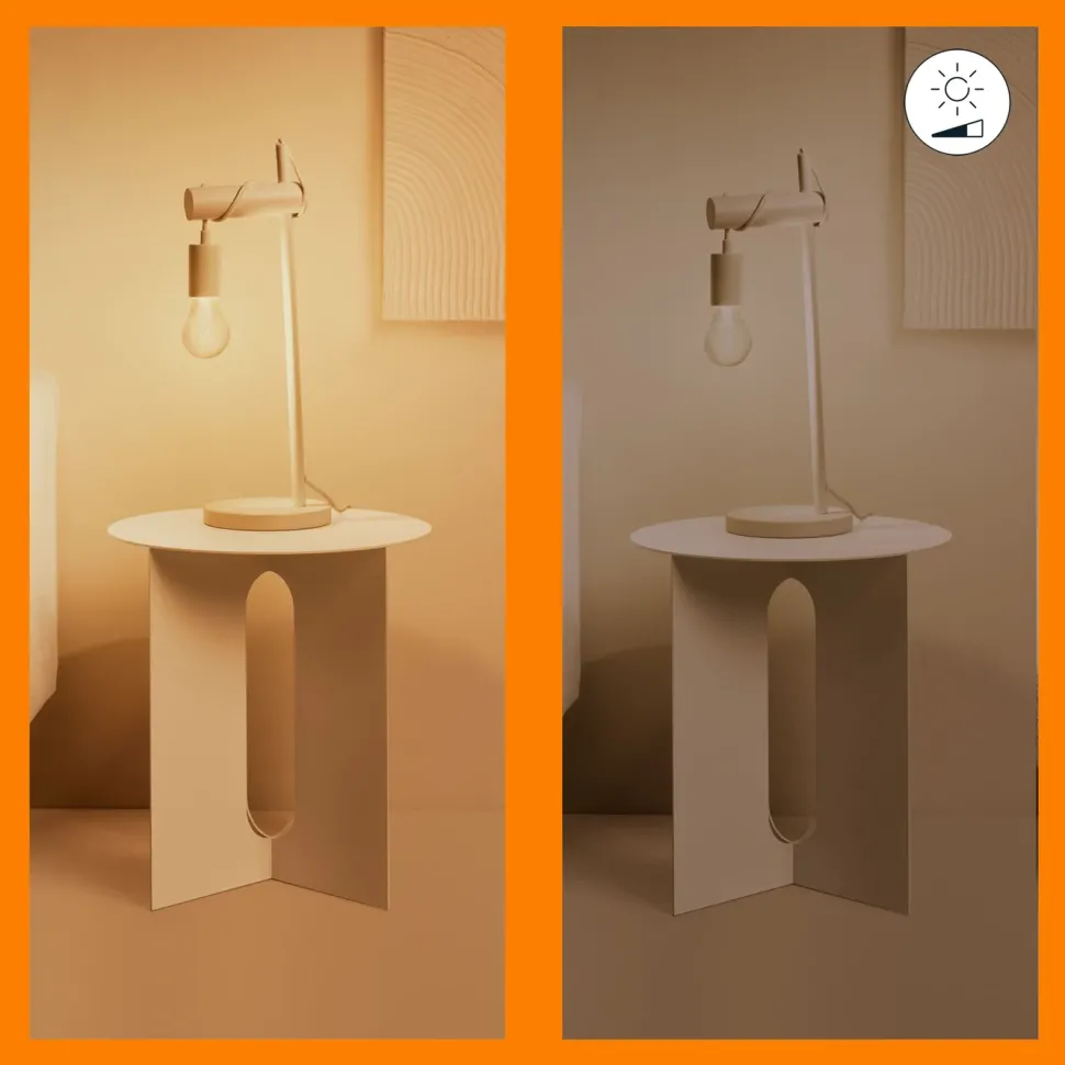WiZ Amber Filament A60 Smart LED-lampa E27 640 lm