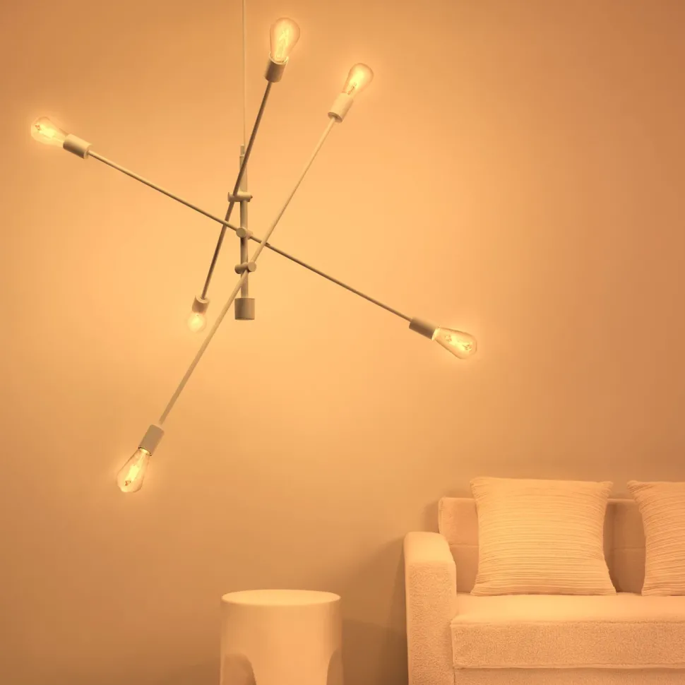 WiZ Amber Filament A60 Smart LED-lampa E27 640 lm