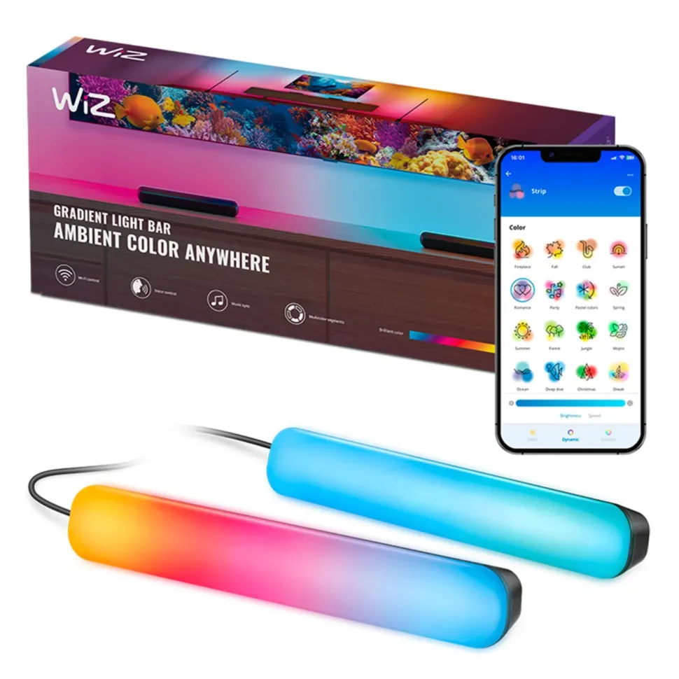 WiZ Gradient Light Bars RGBIC 2-pack