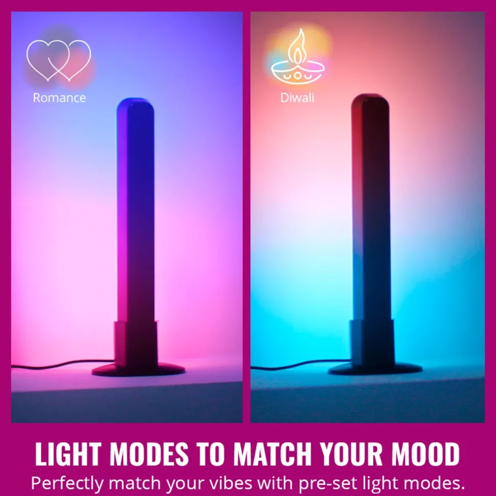 WiZ Gradient Light Bars RGBIC 2-pack