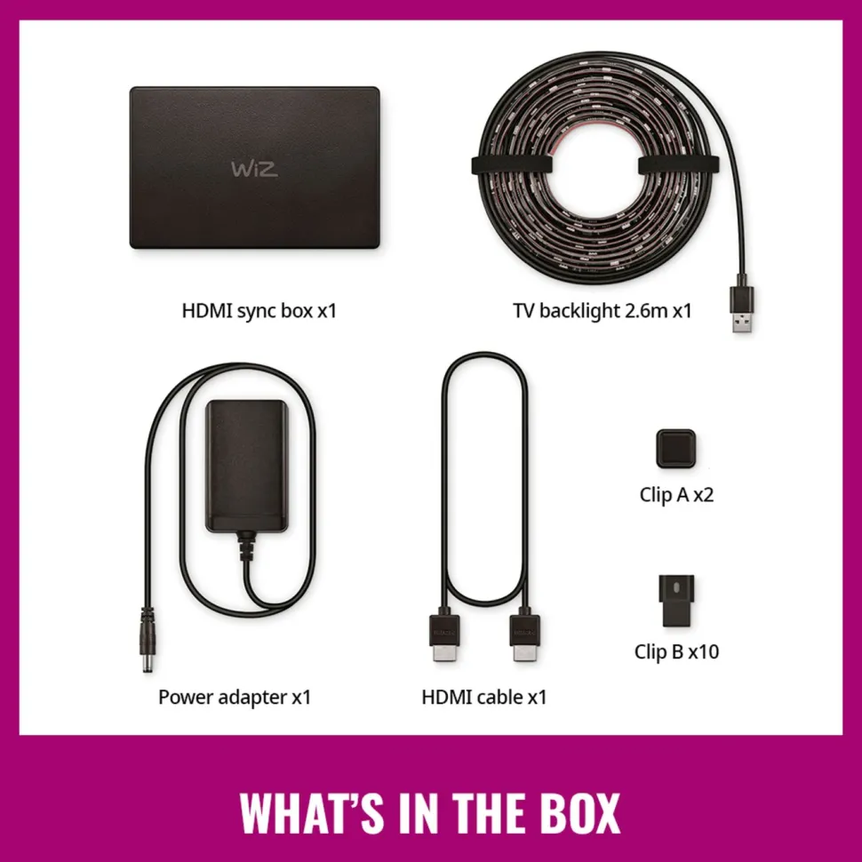 WiZ Sync box starter kit 55"-65"