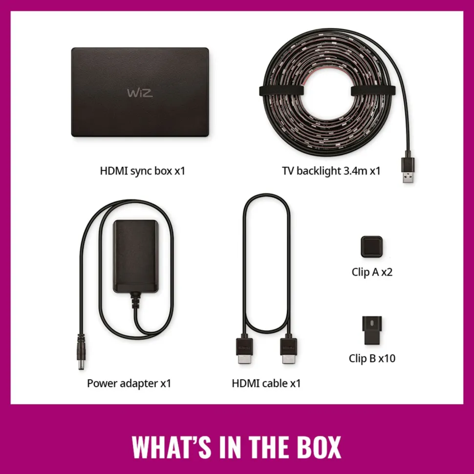 WiZ Sync box starter kit 75"-85"