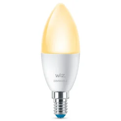 WiZ Varmvit C37 Smart LED-lampa E14 470 lm