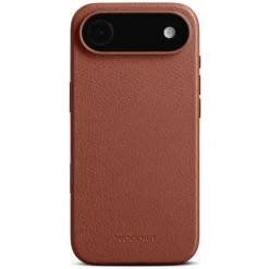 WOOLNUT Läderfodral för iPhone Air Cognac