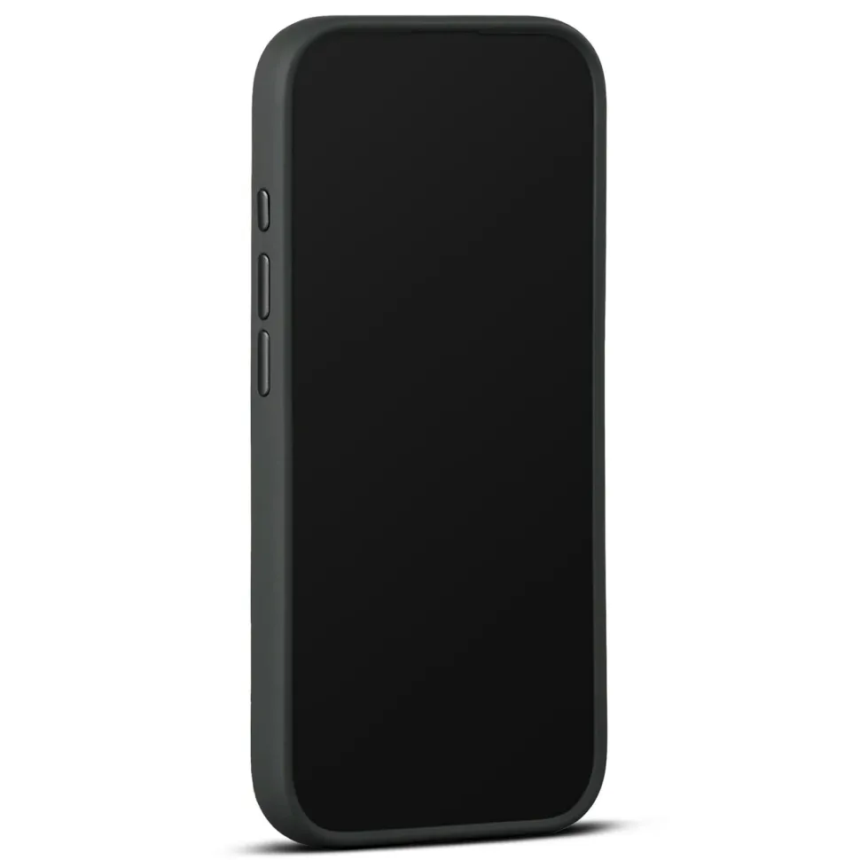 WOOLNUT Läderfodral för iPhone 17 Svart