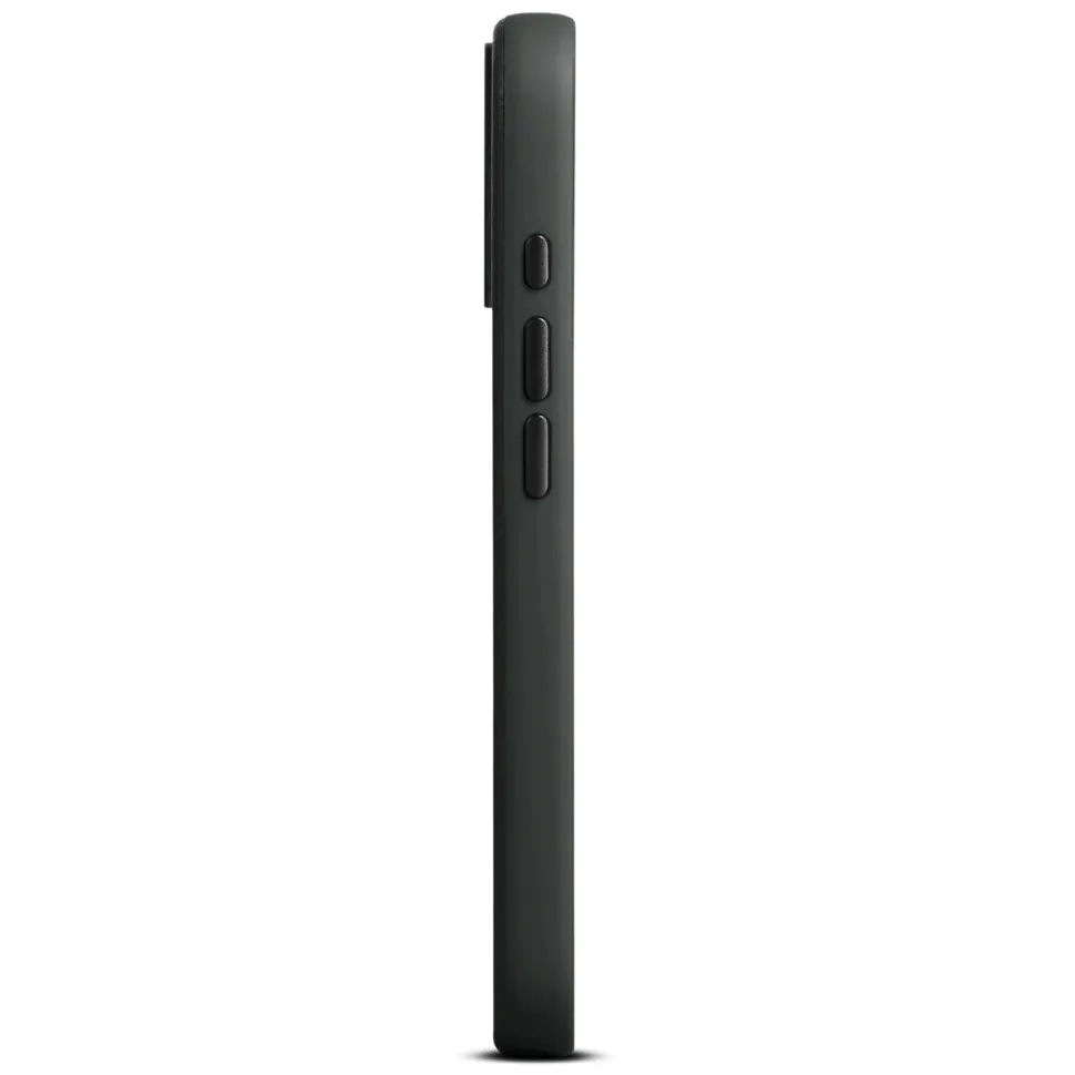 WOOLNUT Läderfodral för iPhone 17 Svart