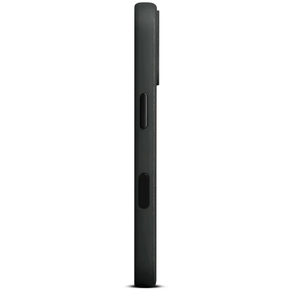 WOOLNUT Läderfodral för iPhone 17 Svart